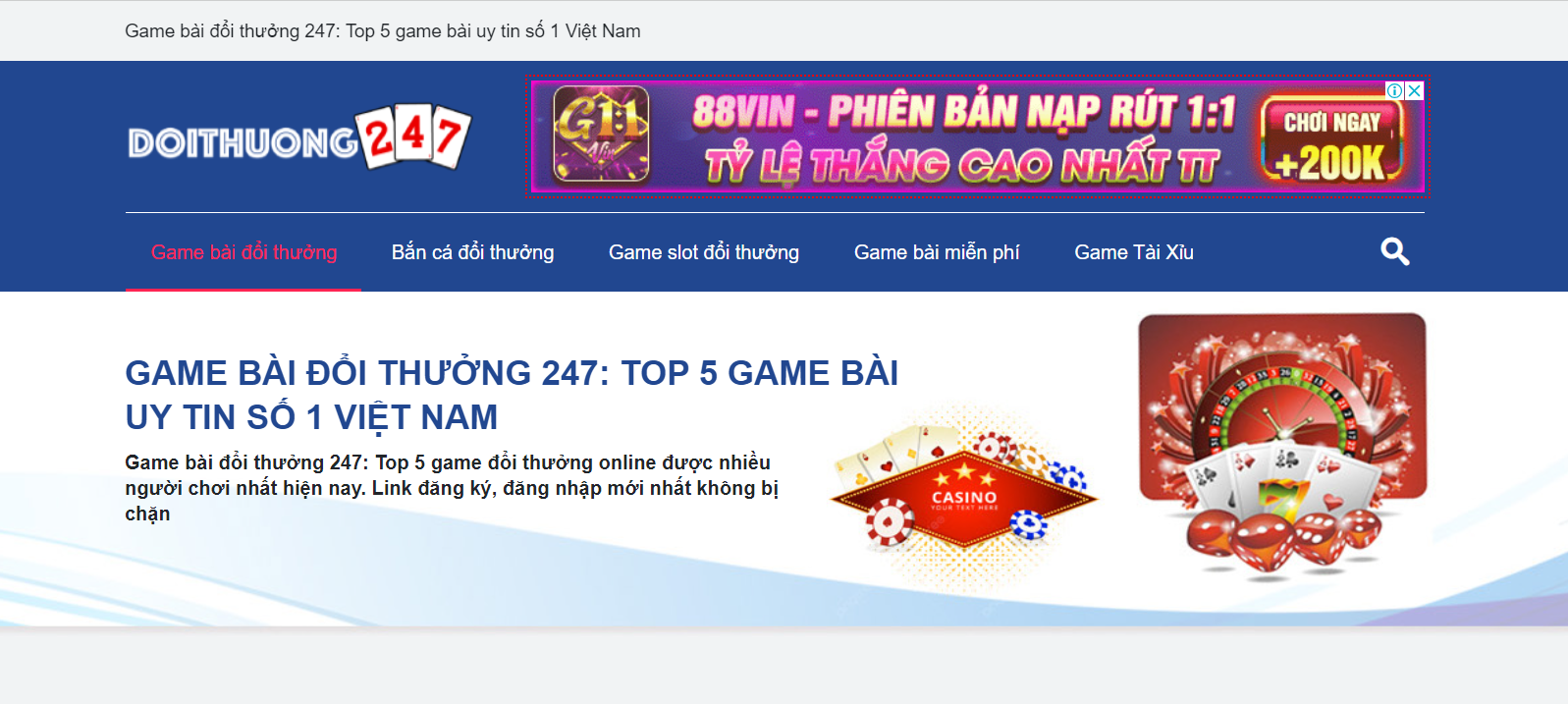 game bài đổi thưởng doithuong247
